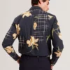 QUORIK Mixed Floral Print Long Sleeve Shirt