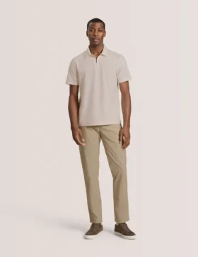 RIB ZIP POLO Ribbed Zip Polo