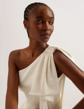 RIKUTO Satin Midi Dress