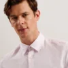 ROMEOS Regular Fit Cotton Linen Long Sleeve Shirt