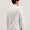 ROMEOS Regular Fit Cotton Linen Long Sleeve Shirt