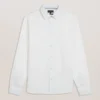ROMEOS Regular Fit Cotton Linen Long Sleeve Shirt