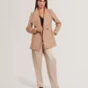 ROSESS Short Belted Wool Wrap Coat