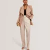 ROSESS Short Belted Wool Wrap Coat