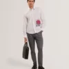SABATON Slim Fit Stretch Cotton Twill Smart Pants
