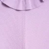 SAMAHA Sleeveless Knit Ruffle Top