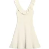 SAYLAA Ruffle Neckline Mini Dress SAYLAA Ruffle Neckline Mini Dress