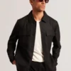 SELWYNJ Lightweight Wool Blend Shirt Jacket