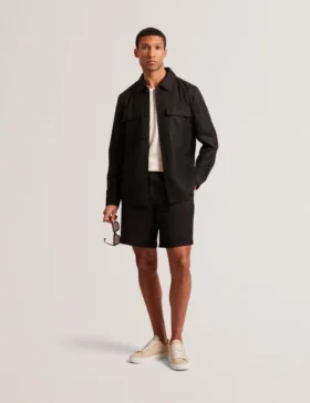 SELWYNJ Lightweight Wool Blend Shirt Jacket