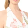 SERAFINA Floral Tie Halterneck Maxi Dress