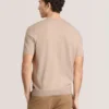 SHORT SLEEVE SWEATER Fine Knit Short Sleeve T-Shirt