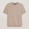 SHORT SLEEVE SWEATER Fine Knit Short Sleeve T-Shirt