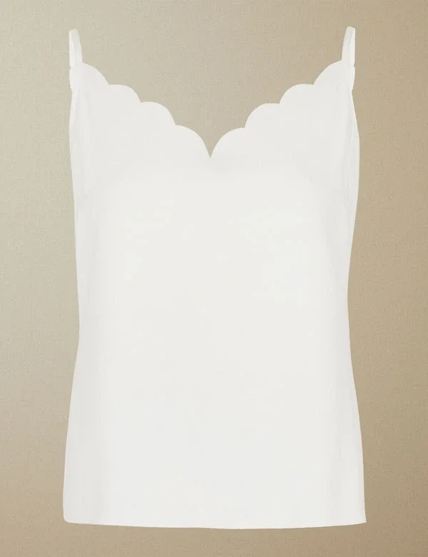 SIINA Scalloped Edge Camisole SIINA Scalloped Edge Camisole