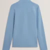 SIMONEA Textured Panel Half-Zip Modal Sweatshirt