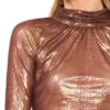 SOFINA Ruched Turtleneck Top