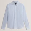 SOHOE Striped Cotton Long Sleeve Shirt