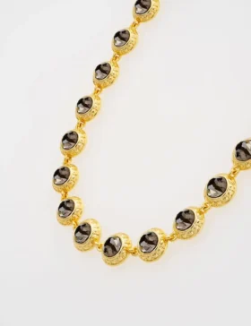 SOLANNA Solitaire Sparkle Crystal Chain Necklace