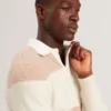 SOLARAN Alpaca Wool Block Stripe Rugby Shirt