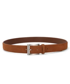 SUEDE BELT Chestnut