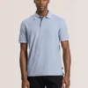 TEXTURE POLO Button Up Polo