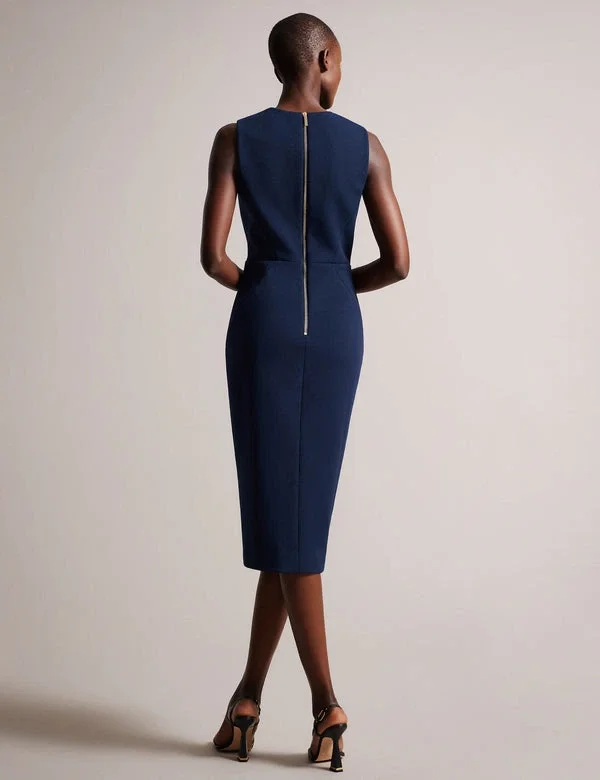 TILOLAH V Neck Bodycon Midi dress TILOLAH V Neck Bodycon Midi dress