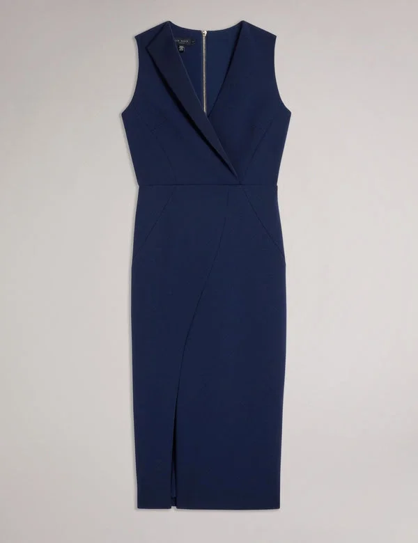 TILOLAH V Neck Bodycon Midi dress TILOLAH V Neck Bodycon Midi dress