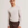 TORRA Long Sleeve Silk Blend Crew Neck Jumper