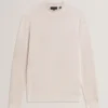TORRA Long Sleeve Silk Blend Crew Neck Jumper