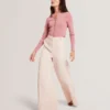 TRAGAT Ultra Wide Leg Woven Tailored Trousers
