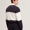 TRAVISS Block Stripe Jersey Cotton Rugby Shirt