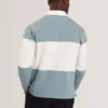 TRAVISS Long Sleeve Panelled Rugby Shirt