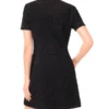 TWESKA Button Down Mini Dress with Pockets