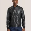 WAGGONER Leather Bomber Jacket
