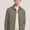 WALDEN Houndstooth Cotton Blend Coach Jacket