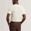 WATTSS Basket Knit Wool Silk Blend T-Shirt