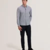 WAVEY Long Sleeve Geo Print Shirt