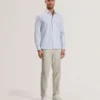 WAVEY Long Sleeve Geo Print Shirt