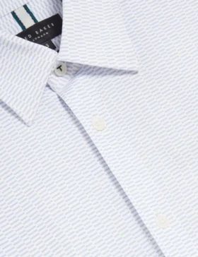 WAVEYS Short Sleeve Regular Geo Print Shirt