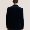 WEBSTER Velvet Single Breasted Tuxedo Jacket