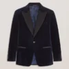 WEBSTER Velvet Single Breasted Tuxedo Jacket