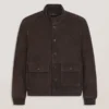 WEIR Suede Button Front Jacket