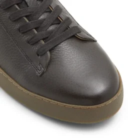 WESTWOOD Black & Brown Leather Cup Sole Sneakers