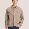 WILBUR Suede Shirt Jacket