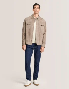 WILBUR Suede Shirt Jacket