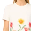 WILLOW Floral Border Crew Neck T-Shirt
