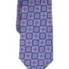 WINKLY Geometric Tile Print Silk Tie