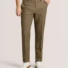 WINTER Flat Front Linen Suit Pant