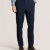 WINTER Flat Front Plaid Suit Pant
