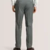 WINTER Flat Front Plaid Suit Pant