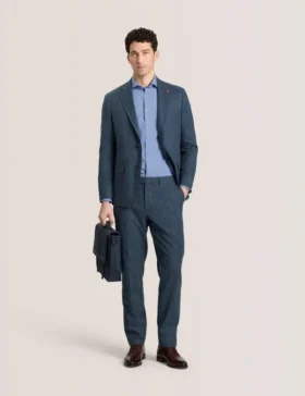 winter glen check cotton blend suit pants 2 280x364 - WINTER Glen Check Cotton Blend Suit Pants